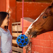 Hanging Hay Feeders Stable Feed Polo Feeding Balls Toy for Horses and Livestock - Green V528-FEEDING-BALL-GREEN-896682