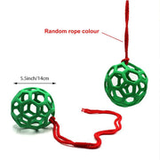 Hanging Hay Feeders Stable Feed Polo Feeding Balls Toy for Horses and Livestock - Green V528-FEEDING-BALL-GREEN-896682