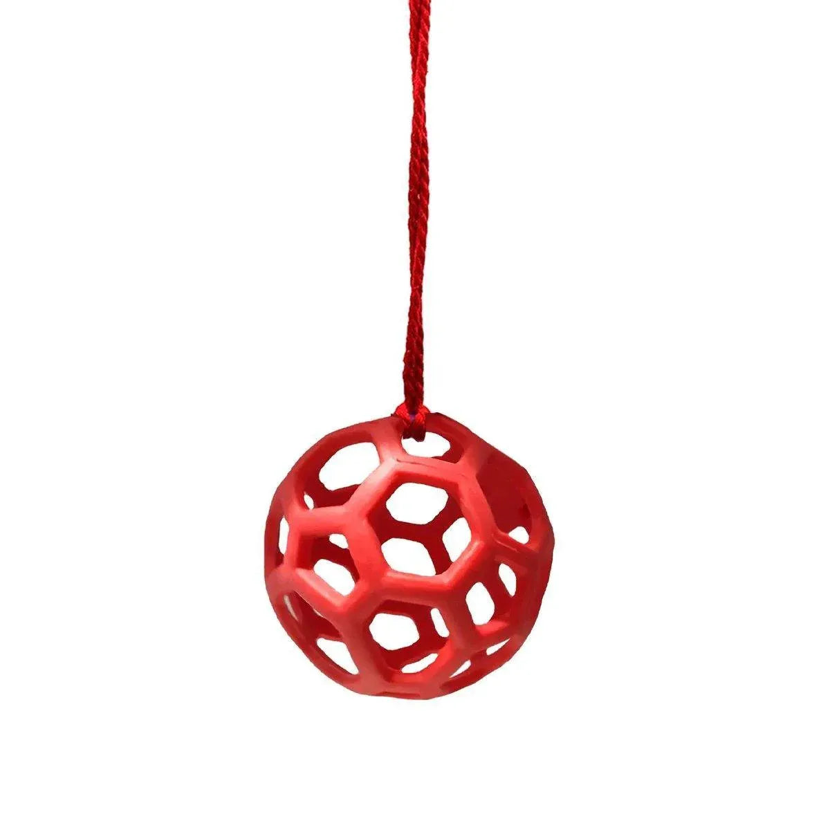 Hanging Hay Feeders Stable Feed Polo Feeding Balls Toy for Horses and Livestock - Red V528-FEEDING-BALL-RED-237799