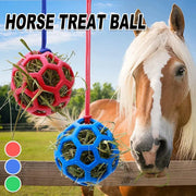Hanging Hay Feeders Stable Feed Polo Feeding Balls Toy for Horses and Livestock - Red V528-FEEDING-BALL-RED-237799