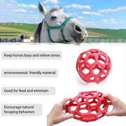 Hanging Hay Feeders Stable Feed Polo Feeding Balls Toy for Horses and Livestock - Red V528-FEEDING-BALL-RED-237799
