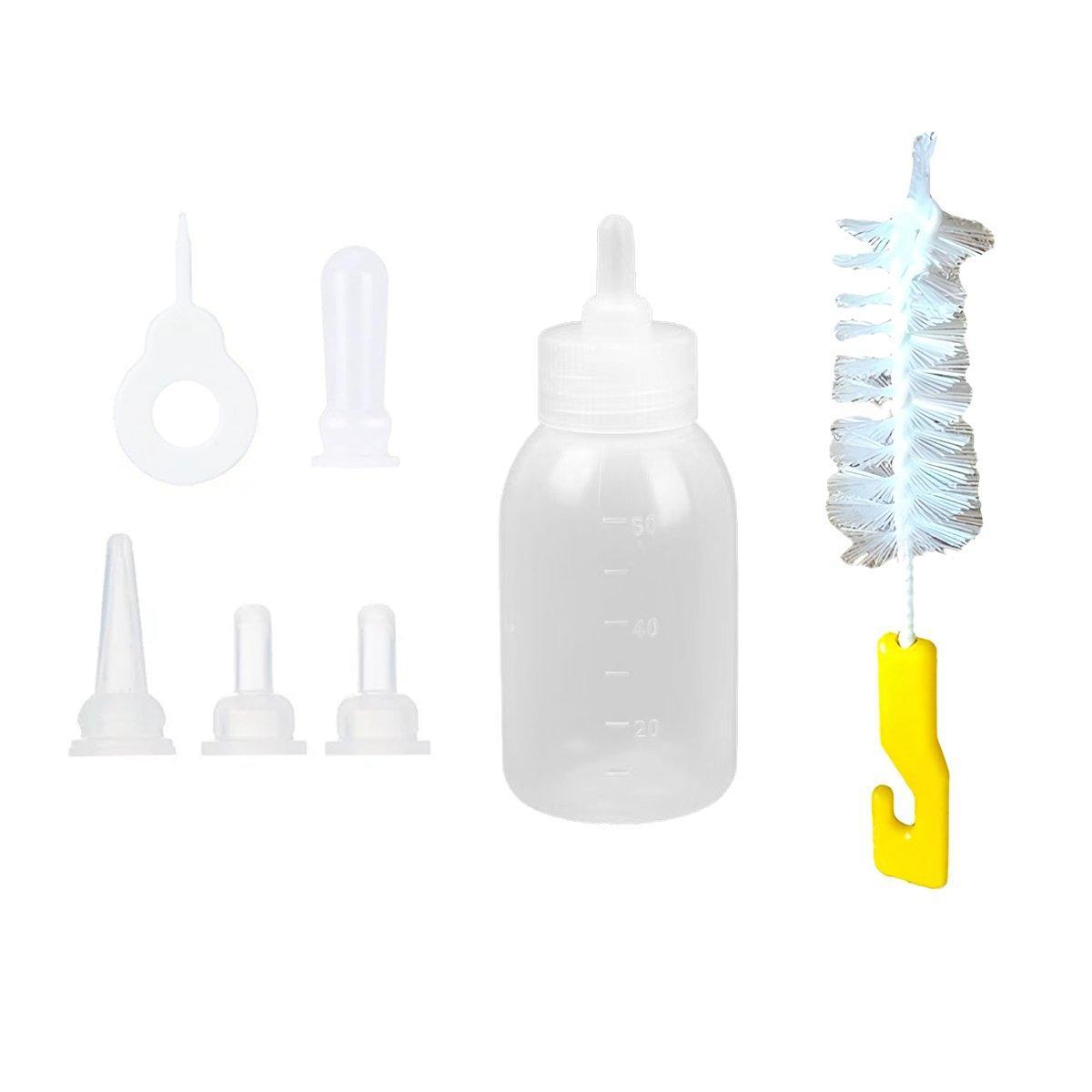 Puppy Kitten Feeding Bottle Set Pet Dog Cat Bady Nursing Water Milk Feeder 60ML V528-FEEDING-BOTTLE-7-896155