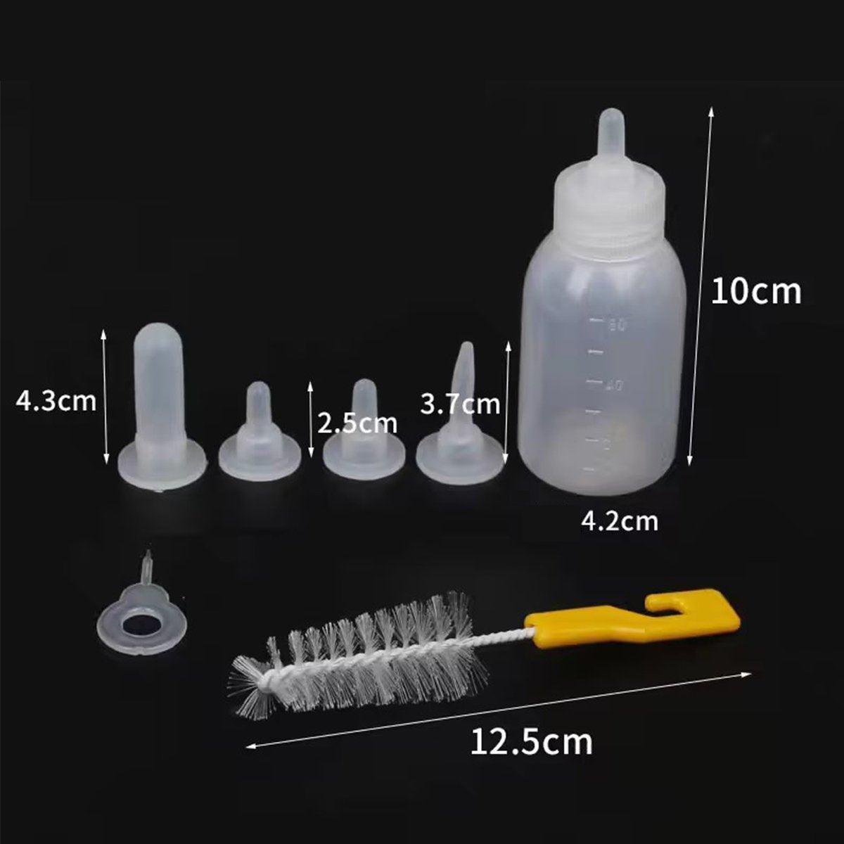 Puppy Kitten Feeding Bottle Set Pet Dog Cat Bady Nursing Water Milk Feeder 60ML V528-FEEDING-BOTTLE-7-896155