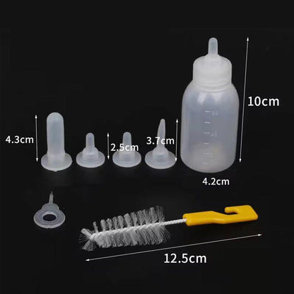 Puppy Kitten Feeding Bottle Set Pet Dog Cat Bady Nursing Water Milk Feeder 60ML V528-FEEDING-BOTTLE-7-896155