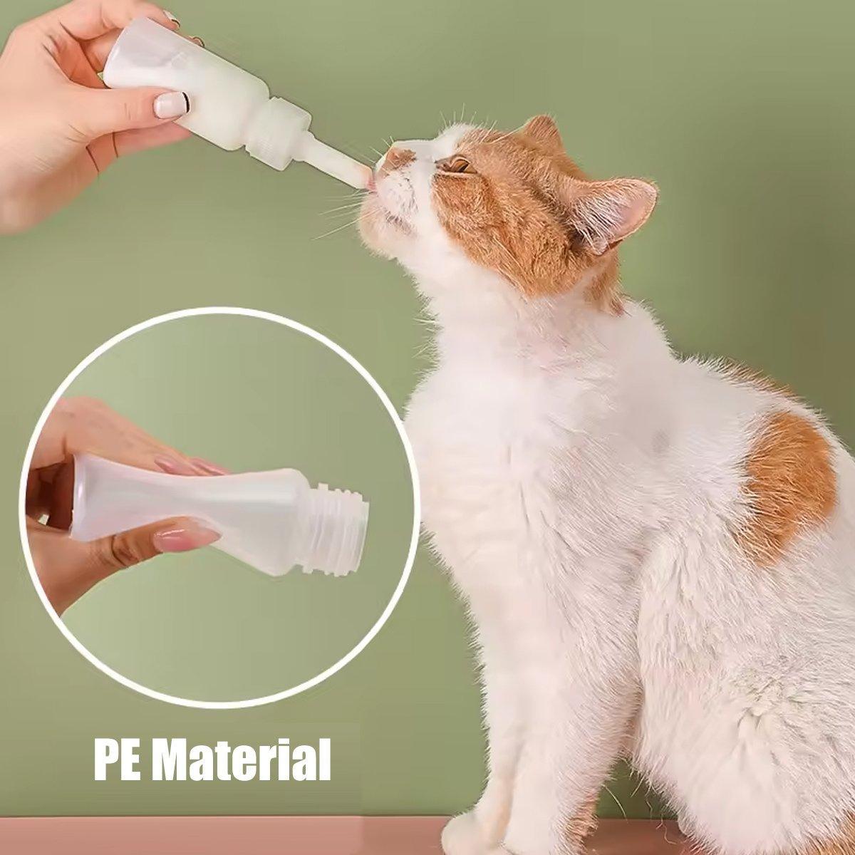 Puppy Kitten Feeding Bottle Set Pet Dog Cat Bady Nursing Water Milk Feeder 60ML V528-FEEDING-BOTTLE-7-896155