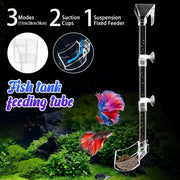 Aquarium Feeding Tube Multifunctional Fish Tank Floating Feeding Ring Shrimp Feeder V528-FEEDING-TUBE-157871