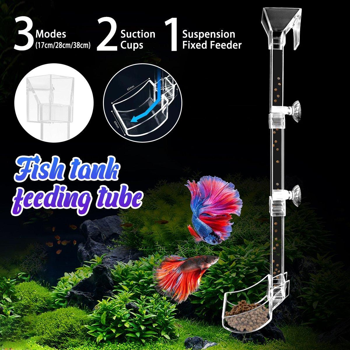 Aquarium Feeding Tube Multifunctional Fish Tank Floating Feeding Ring Shrimp Feeder V528-FEEDING-TUBE-157871