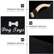 Large Felt Storage Basket for Dog Toys Dirty Clothes Sundries Home Organizer V528-FELT-STORAGE-227859