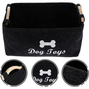 Large Felt Storage Basket for Dog Toys Dirty Clothes Sundries Home Organizer V528-FELT-STORAGE-227859
