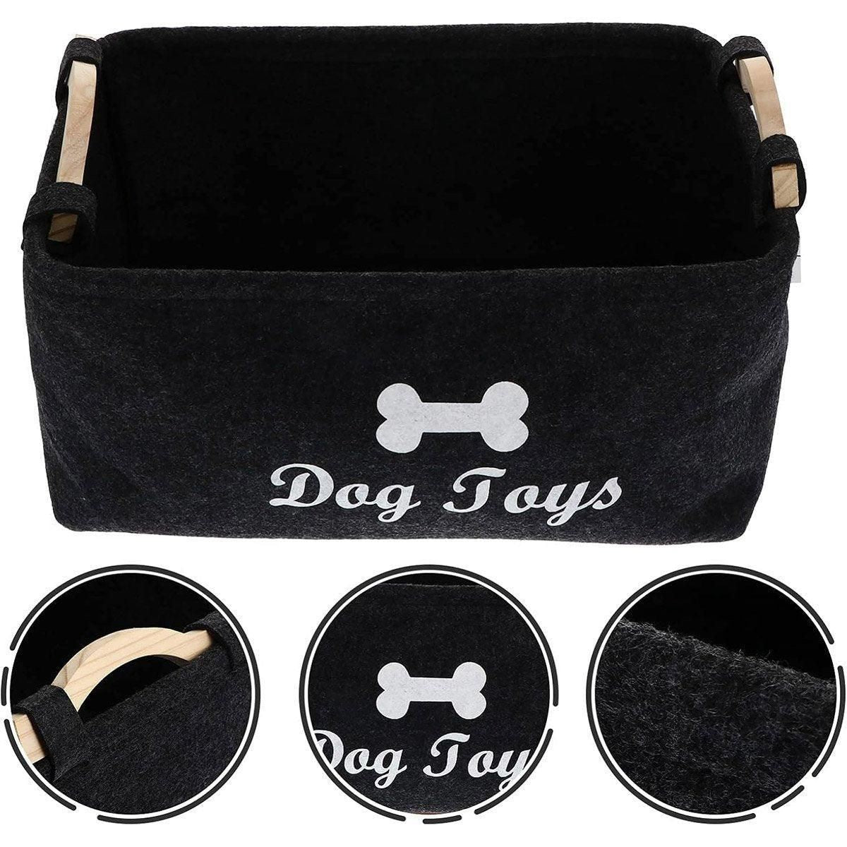 Large Felt Storage Basket for Dog Toys Dirty Clothes Sundries Home Organizer V528-FELT-STORAGE-227859