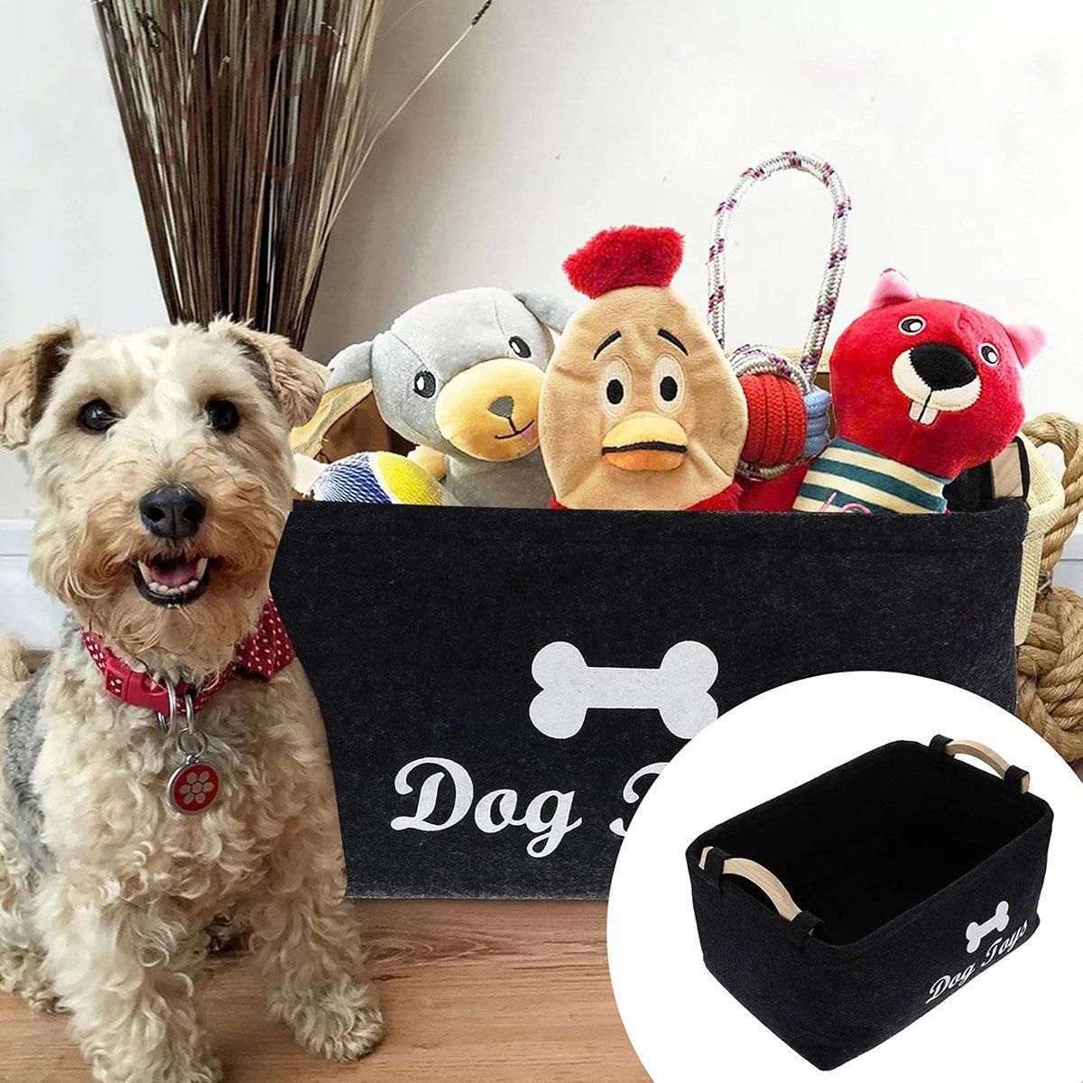 Large Felt Storage Basket for Dog Toys Dirty Clothes Sundries Home Organizer V528-FELT-STORAGE-227859