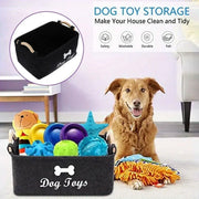 Large Felt Storage Basket for Dog Toys Dirty Clothes Sundries Home Organizer V528-FELT-STORAGE-227859