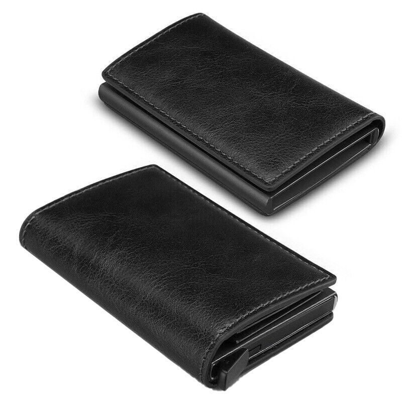 RFID Blocking Leather Card Wallet with Money Clip for Men Credit Holder - Yellow V528-FERRULE-YELLOW-656565
