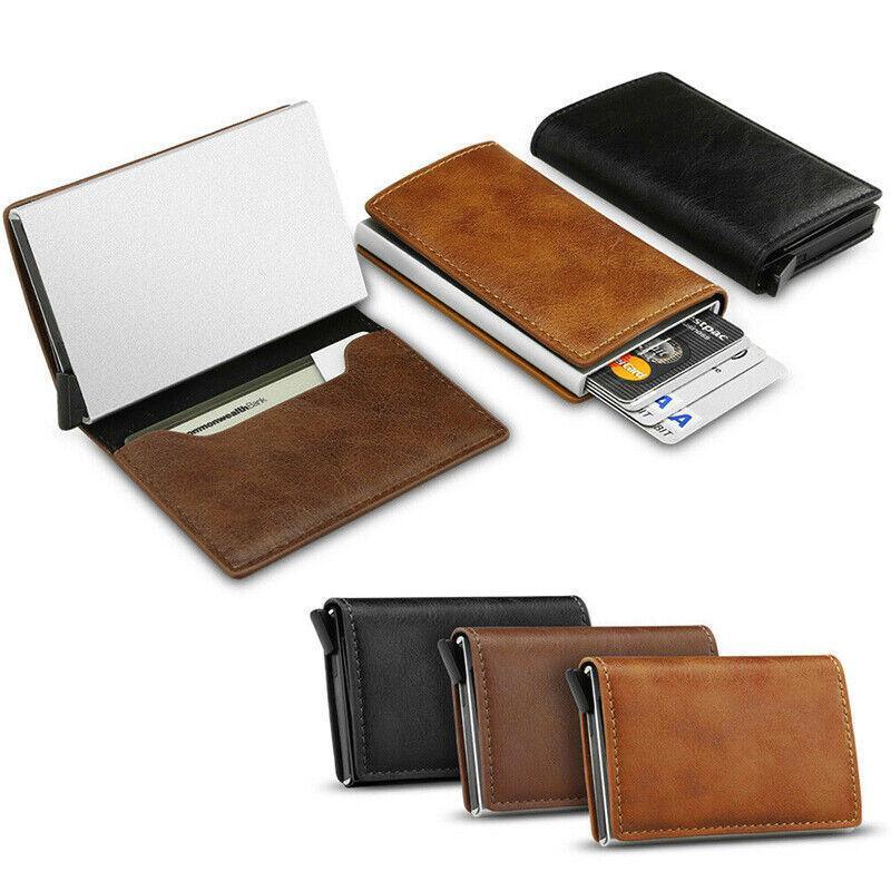 RFID Blocking Leather Card Wallet with Money Clip for Men Credit Holder - Yellow V528-FERRULE-YELLOW-656565
