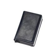RFID Blocking Leather Card Wallet with Money Clip for Men Credit Holder - Yellow V528-FERRULE-YELLOW-656565