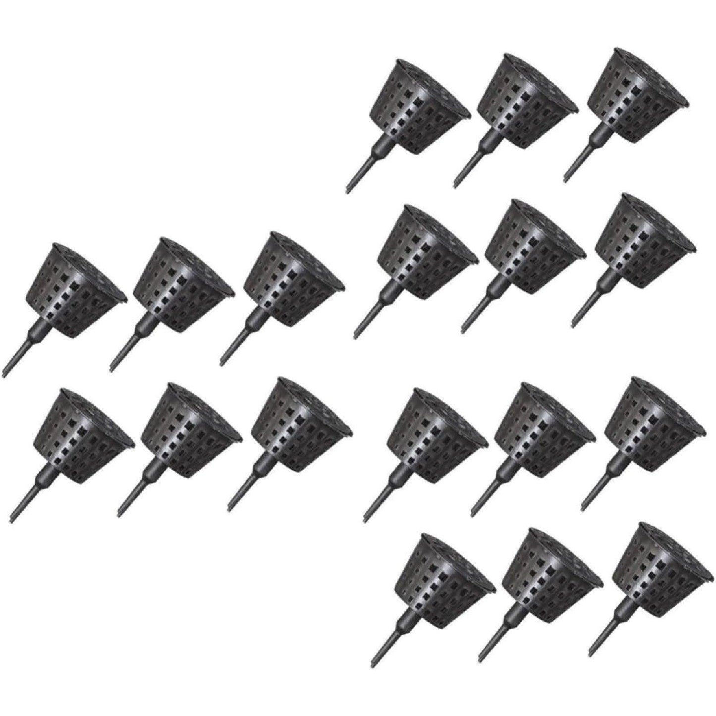 100x Plastic Fertilizer Baskets with Lid Balcony Gardening Tools Bonsai Supplies V528-FERTILISER-BASKET-100PCS-513409