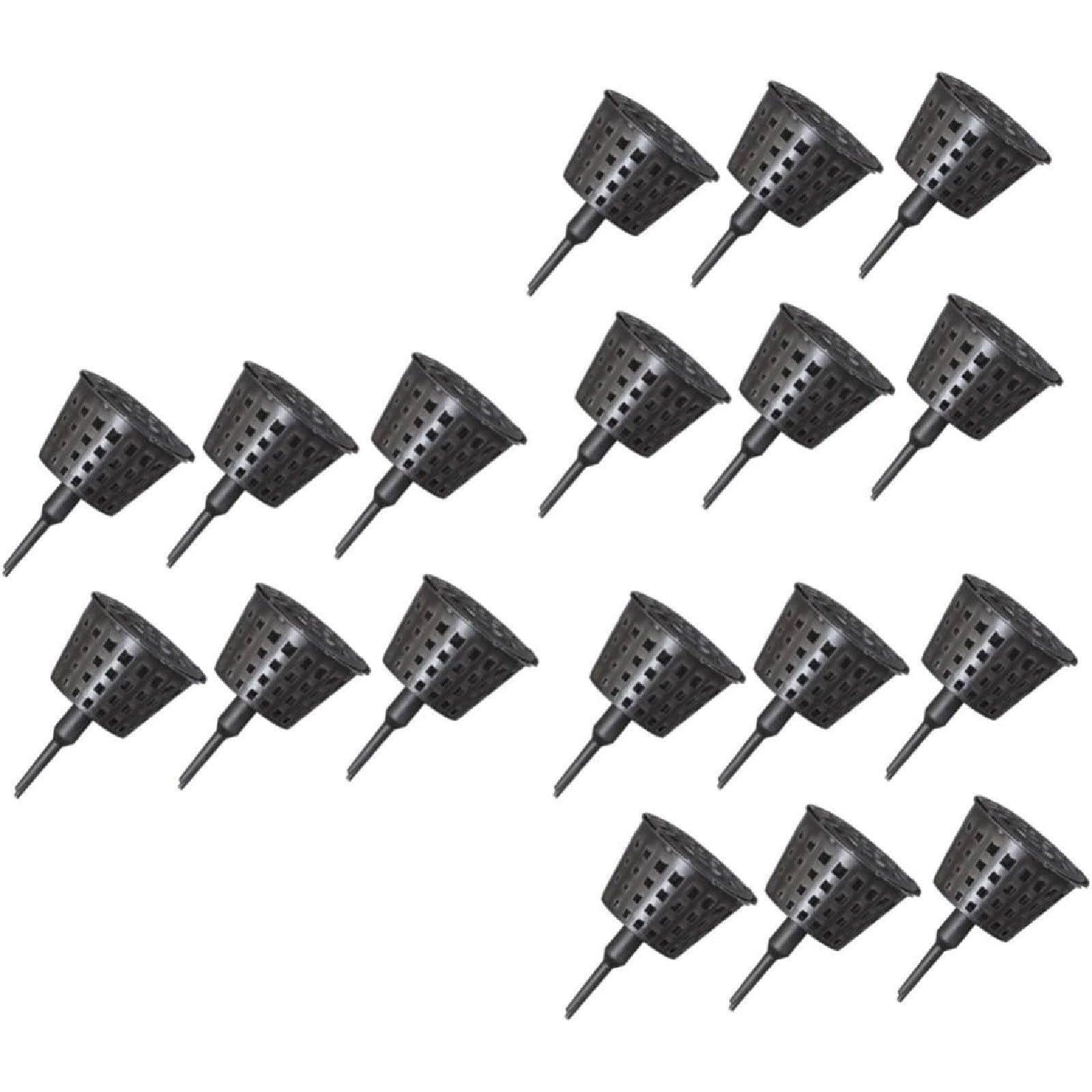 100x Plastic Fertilizer Baskets with Lid Balcony Gardening Tools Bonsai Supplies V528-FERTILISER-BASKET-100PCS-513409