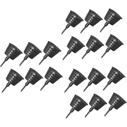 100x Plastic Fertilizer Baskets with Lid Balcony Gardening Tools Bonsai Supplies V528-FERTILISER-BASKET-100PCS-513409