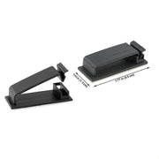 Adhesive Cable Clips Management Clamp Wire Organiser Rectangle Tidy Desk Holder V528-FIEDWIRECLIP-20PCS-87518