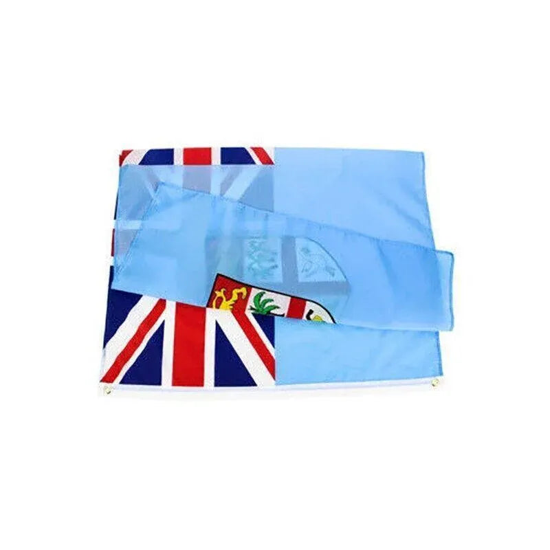 Large Fiji Fijian Flag Pacific Island Heavy Duty Outdoor 90 X 150 CM - 3ft x 5ft V528-FIJIFLAG-53927