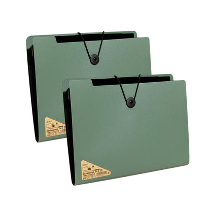 8 Cell File Folder Organizer Bag Test Paper Storage Document Holder School Office - Black V528-FILE-BAG-BLACK-2PCS-131614