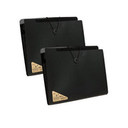 8 Cell File Folder Organizer Bag Test Paper Storage Document Holder School Office - Green V528-FILE-BAG-GREEN-2PCS-556503
