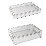 Large Capacity A4 File Storage Box Transparent Plastic Document Organizer Case - Small V528-FILE-BOX-SMALL-268040