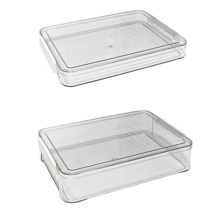 Large Capacity A4 File Storage Box Transparent Plastic Document Organizer Case - Small V528-FILE-BOX-SMALL-268040
