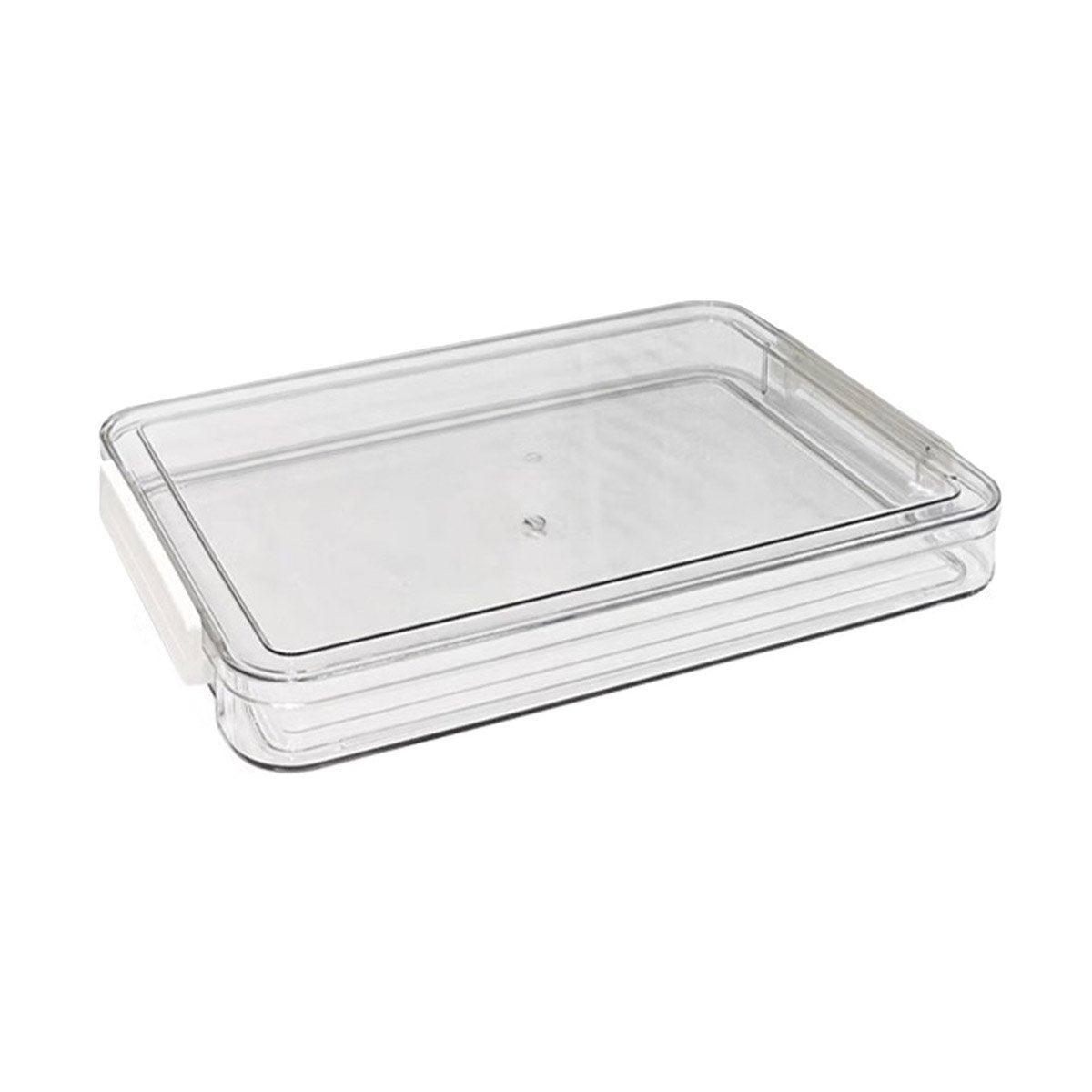 Large Capacity A4 File Storage Box Transparent Plastic Document Organizer Case - Small V528-FILE-BOX-SMALL-268040