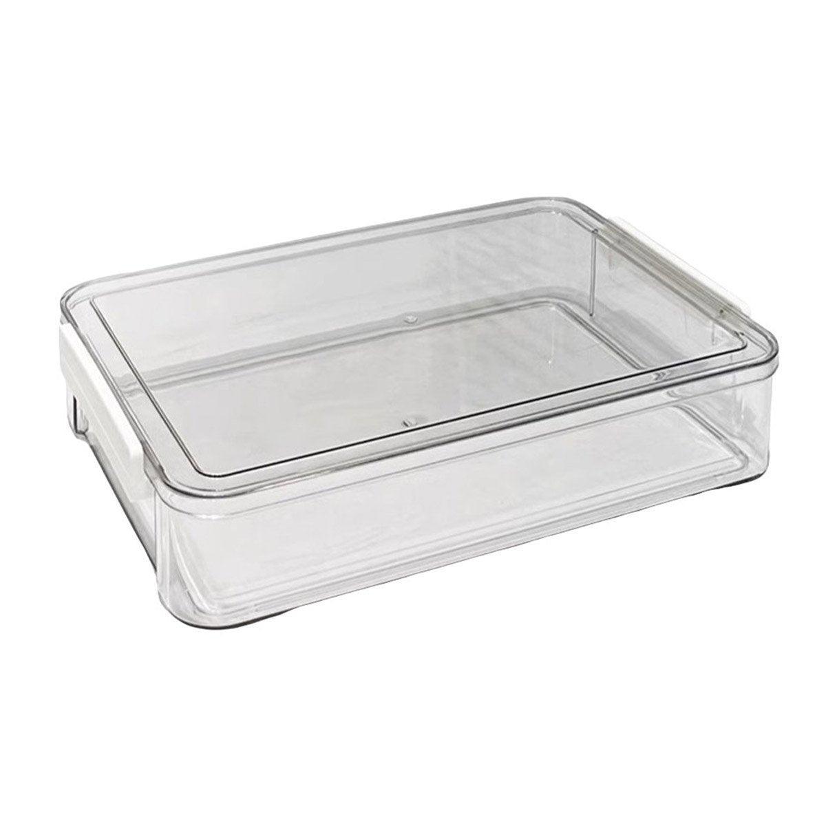 Large Capacity A4 File Storage Box Transparent Plastic Document Organizer Case - Small V528-FILE-BOX-SMALL-268040