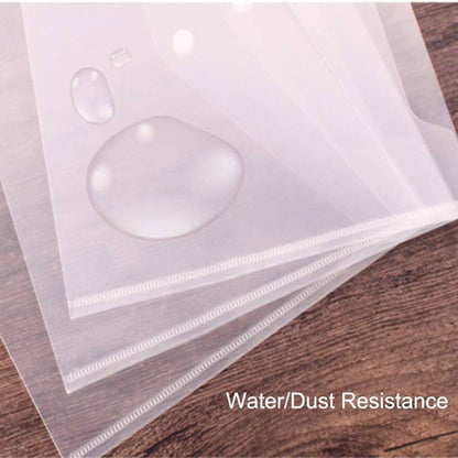 12pcs A4 Plastic File Bag Translucent Document Storage Pouch with Button Closure V528-FILE-HOLDER-12PCS-903515