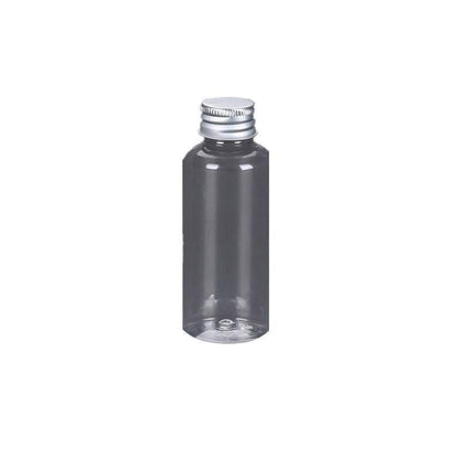 50/100pcs Clear Plastic Bottles with Aluminum Caps Liquid Dispenser Containers - 100ml-50pcs V528-FILLING-BOTTLE-100ML-50PCS-528318