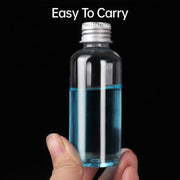 50/100pcs Clear Plastic Bottles with Aluminum Caps Liquid Dispenser Containers - 30ml-100pcs V528-FILLING-BOTTLE-30ML-100PCS-349305