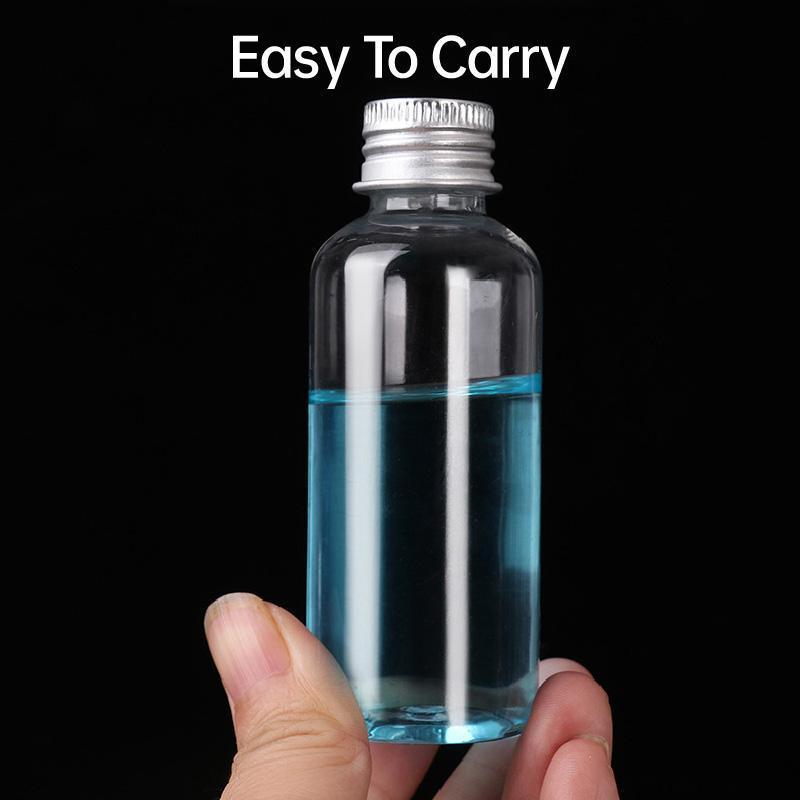 50/100pcs Clear Plastic Bottles with Aluminum Caps Liquid Dispenser Containers - 30ml-100pcs V528-FILLING-BOTTLE-30ML-100PCS-349305