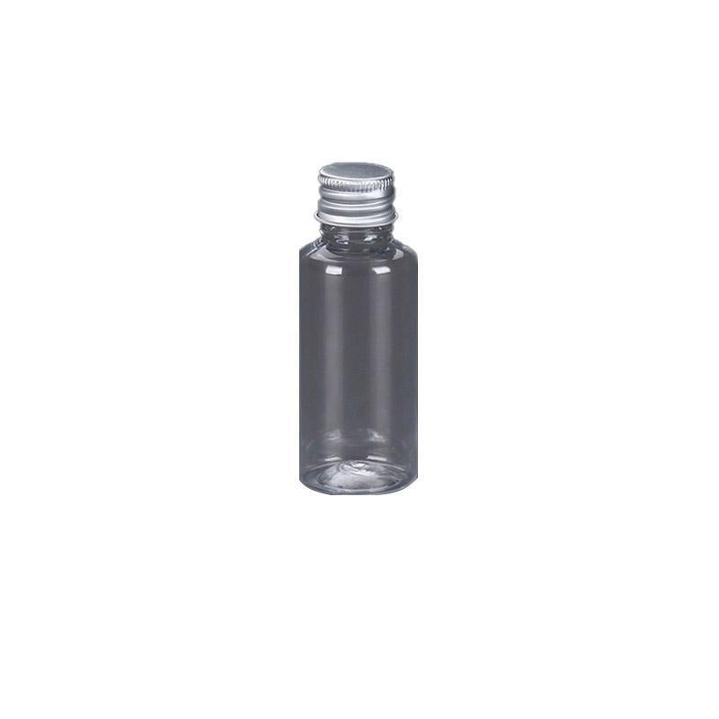 50/100pcs Clear Plastic Bottles with Aluminum Caps Liquid Dispenser Containers - 30ml-100pcs V528-FILLING-BOTTLE-30ML-100PCS-349305