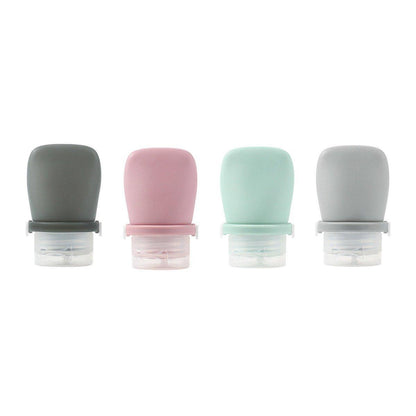 4pcs Travel Storage Bottles Set Refillable Silicone for Shampoo Lotion Cosmetics V528-FILLING-BOTTLE-4PCS-30ML-123616