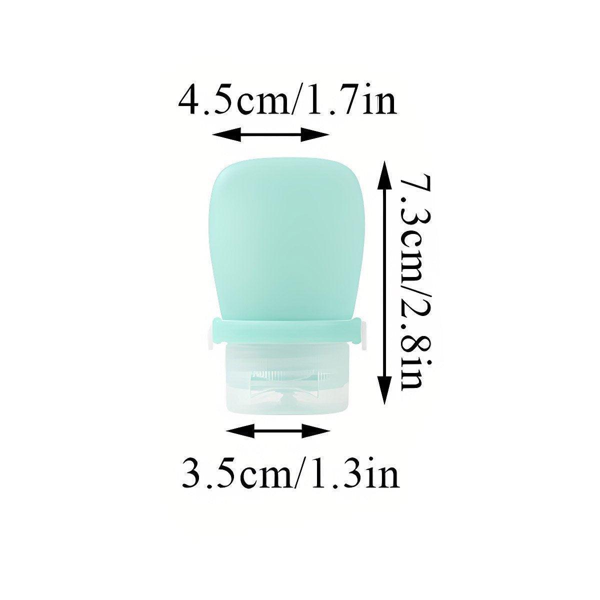 4pcs Travel Storage Bottles Set Refillable Silicone for Shampoo Lotion Cosmetics V528-FILLING-BOTTLE-4PCS-30ML-123616