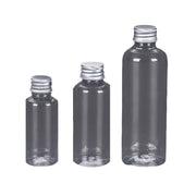 50/100pcs Clear Plastic Bottles with Aluminum Caps Liquid Dispenser Containers - 50ml-100pcs V528-FILLING-BOTTLE-50ML-100PCS-880471