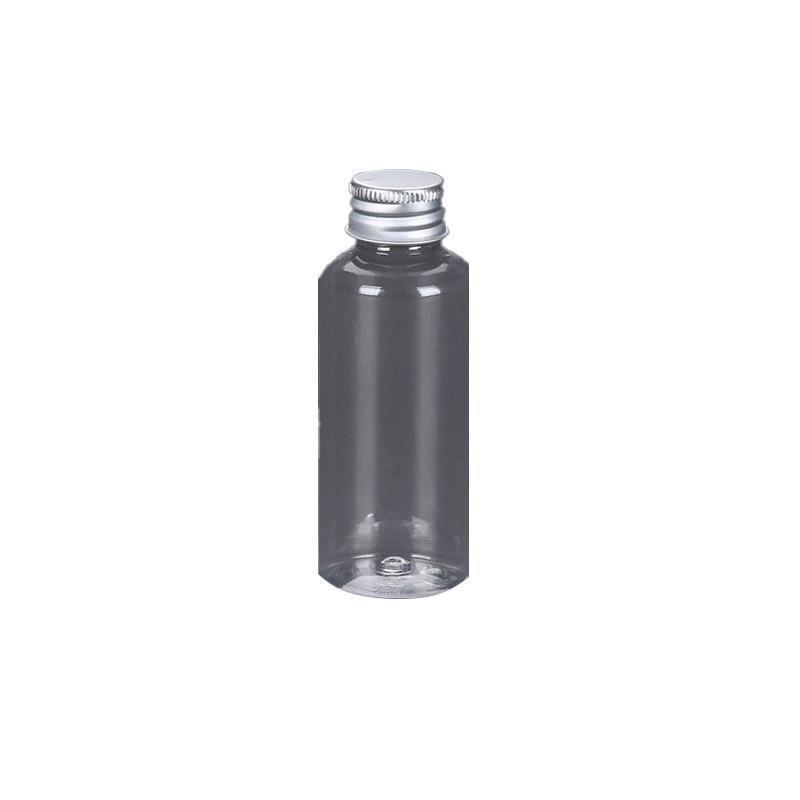 50/100pcs Clear Plastic Bottles with Aluminum Caps Liquid Dispenser Containers - 50ml-100pcs V528-FILLING-BOTTLE-50ML-100PCS-880471