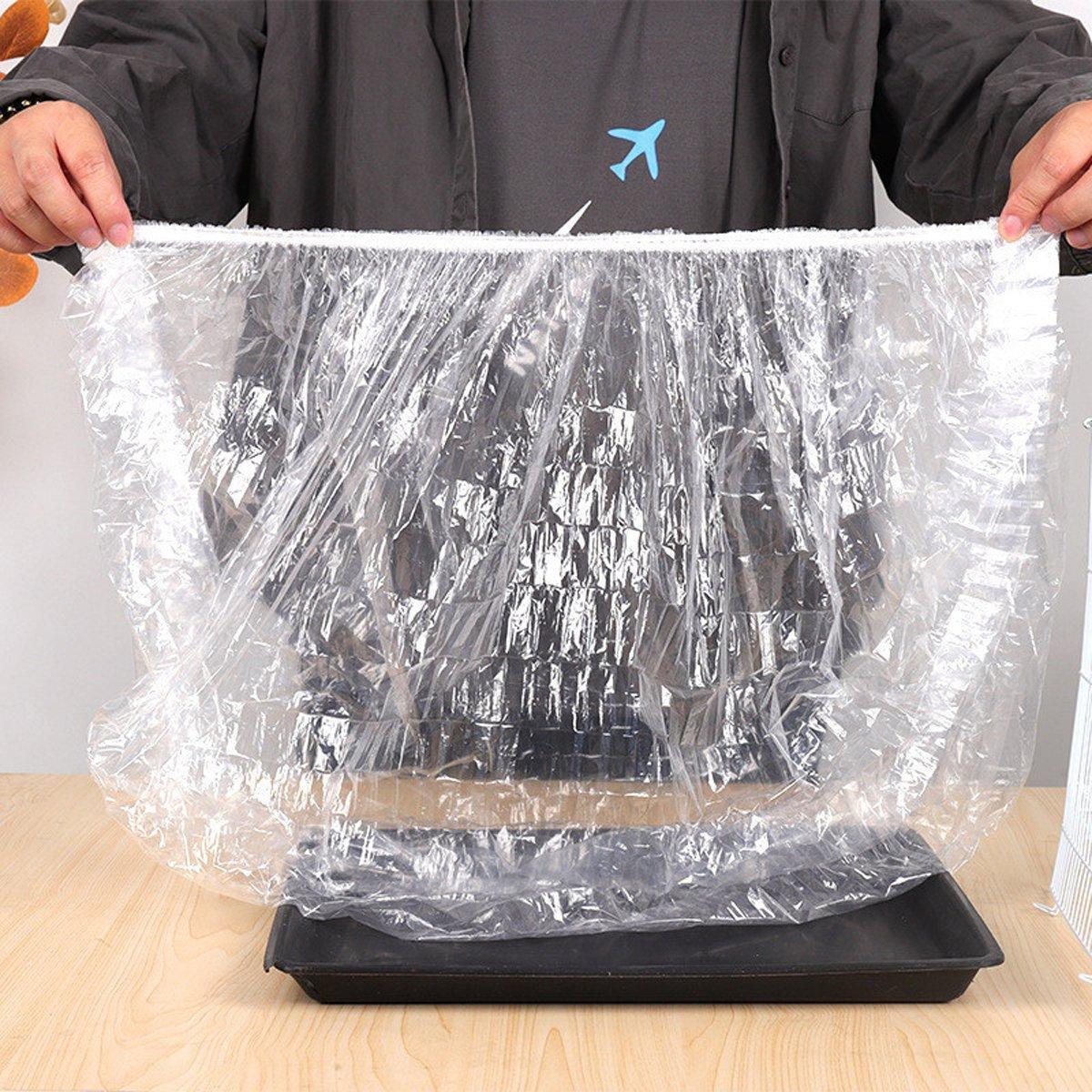 50Pcs Rabbit Cage Liners Disposable Plastic Mat Films Hamster Cage Cleaning Pad - XL-50PCS