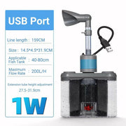 Aquarium Six in One Filter Reverse Air Lift Suction Aeration Wave Maker System V528-FILTER-230588