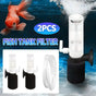 Compact Mini Aquarium Filter 3 in 1 Water Filter Aerator for Fish Tanks Quiet V528-FILTER-2PCS-458008