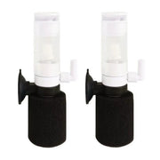 Compact Mini Aquarium Filter 3 in 1 Water Filter Aerator for Fish Tanks Quiet V528-FILTER-2PCS-458008