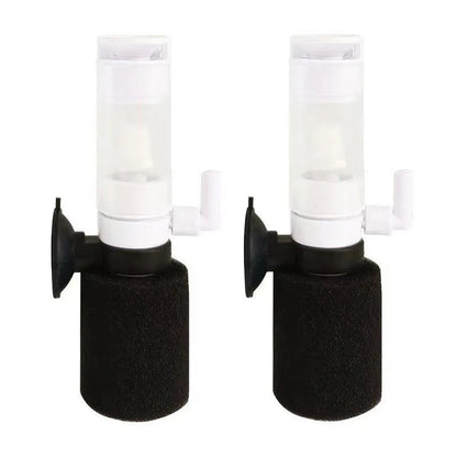 Compact Mini Aquarium Filter 3 in 1 Water Filter Aerator for Fish Tanks Quiet V528-FILTER-2PCS-458008