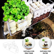 Round Fish Tank Filter Box Aquarium Trickle Box Small External Top Quiet Water Purification Three-in-One V528-FILTER-BOX-XL-359115