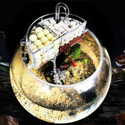 Round Fish Tank Filter Box Aquarium Trickle Box Small External Top Quiet Water Purification Three-in-One V528-FILTER-BOX-XL-359115