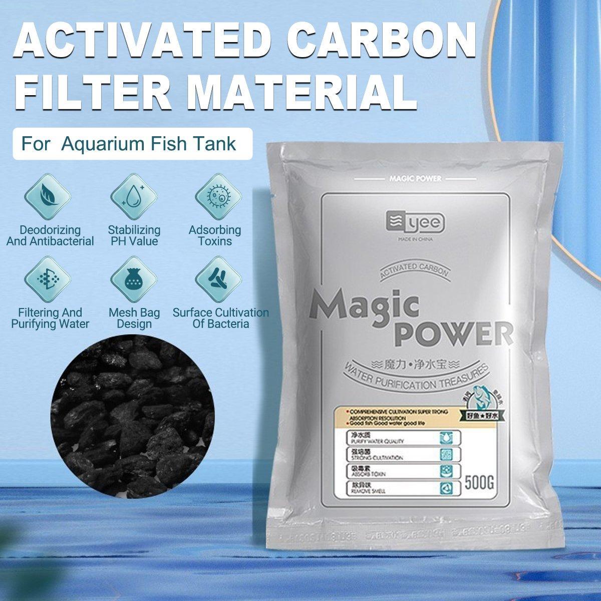 Premium Aquarium Filter Media Activated Carbon Water Filtration for Fish Tanks V528-FILTER-MATERIAL-128645