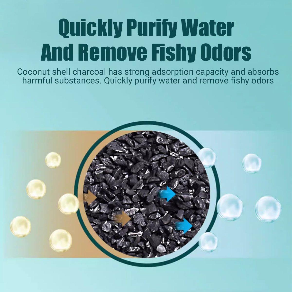 Premium Aquarium Filter Media Activated Carbon Water Filtration for Fish Tanks V528-FILTER-MATERIAL-128645