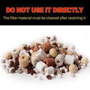 500g Fish Tank Water Filter Media Aquarium Filtration Material Sponge Pad - Maifan Stone V528-FILTER-MFS-500G-742870