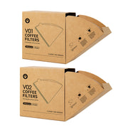 100PCS Coffee Filter Paper Drip Cone Funnel Handmade Filters for Coffee Machine - V02-100PCS V528-FILTER-PAPER-V02-100PCS-204814